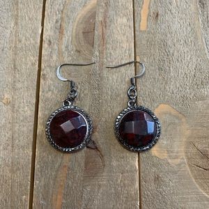 3 for $25 Handmade Natural Garnet Earrings